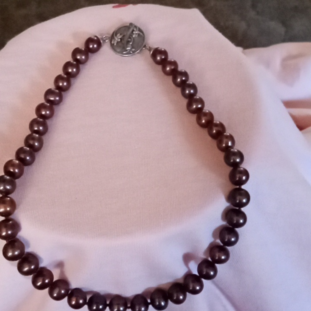 Chocolate Pearl Necklace